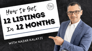 How to get 12 real estate listings in 12 months