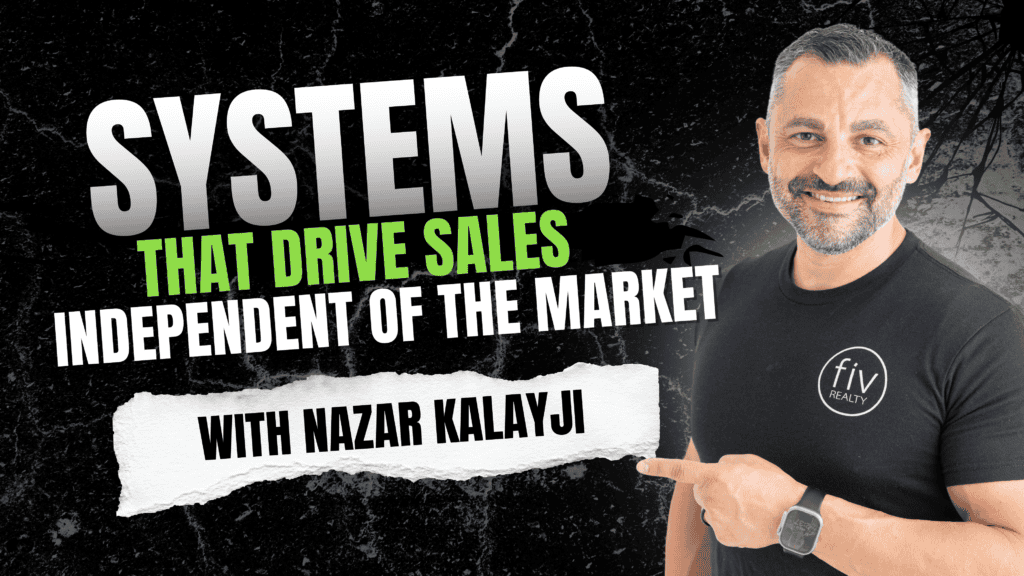 Nazar Kalayji hosting Fiv Realty masterclass on real estate market systems